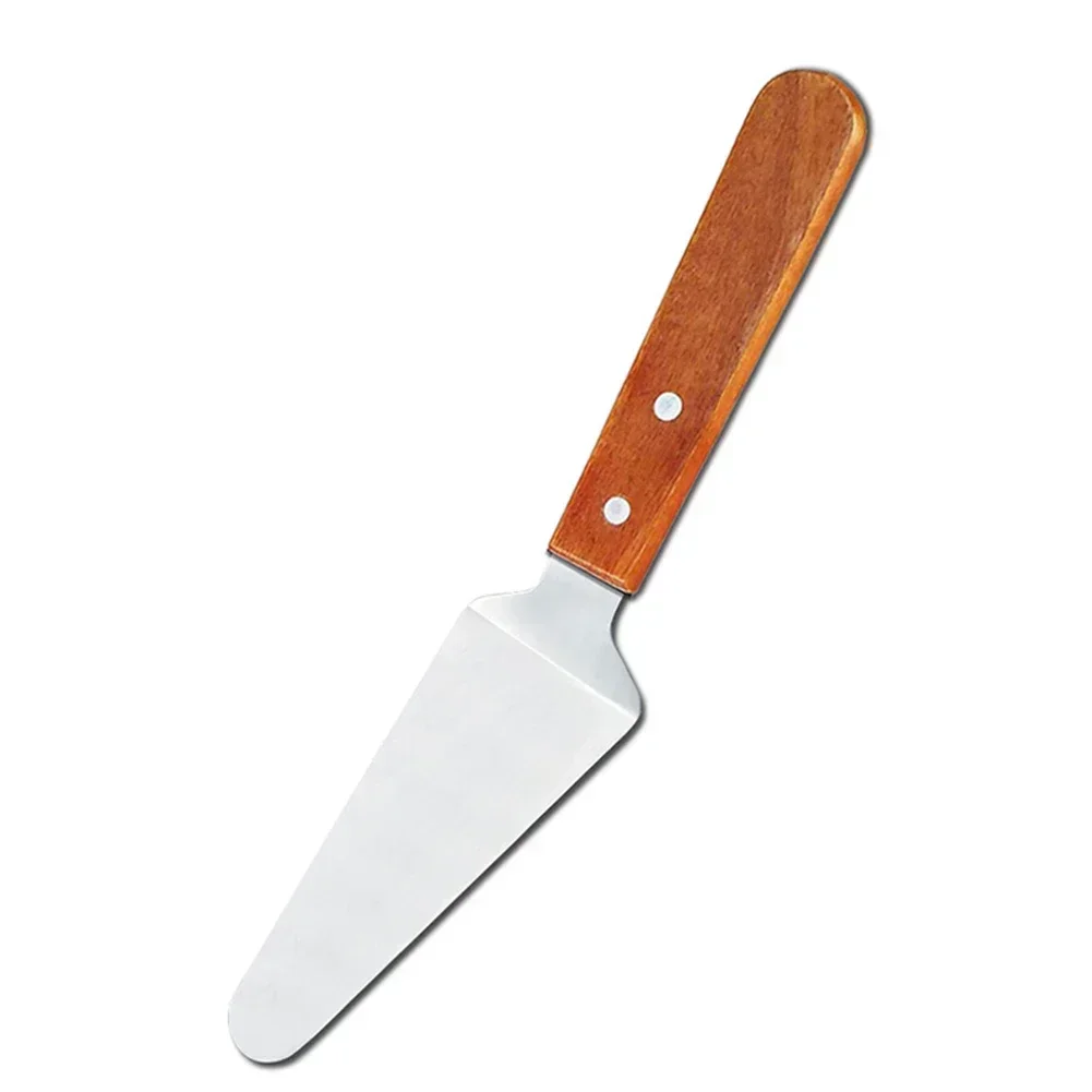 Wooden Handle Pizza Shovel Triangle Shovel Cake Cheese Baking CookingTool Household Manual Power Tool Accessories