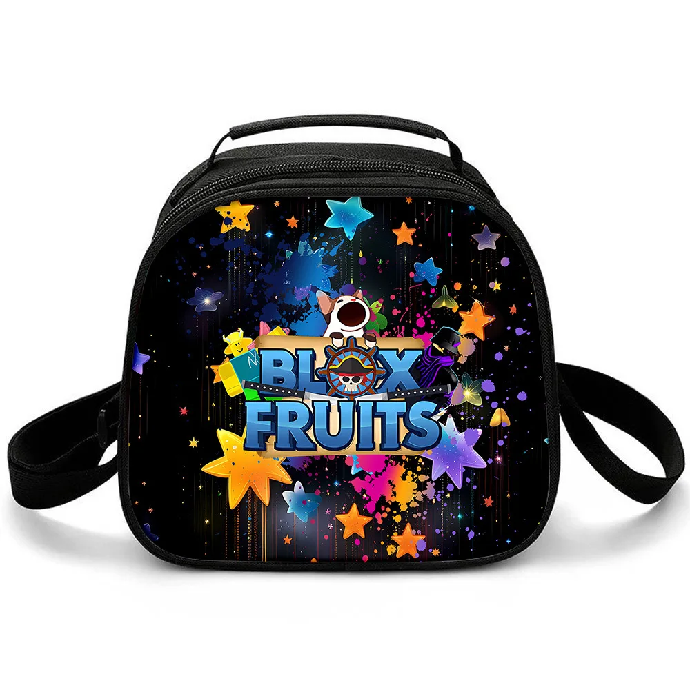 3D Nuovo Prodotto Roblox Game Blox Fruits Lunch Bag Pasto Bag Studente Lunch Box Bag Regalo Di Compleanno Per Ragazze Bambini Ragazzi Giocattoli Regal