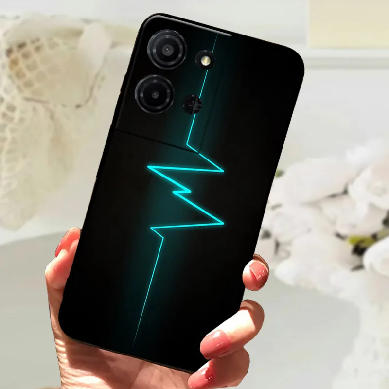 Marble Printed Shockproof TPU Matte Phone Case - Soft Protective Back Bumper Cover