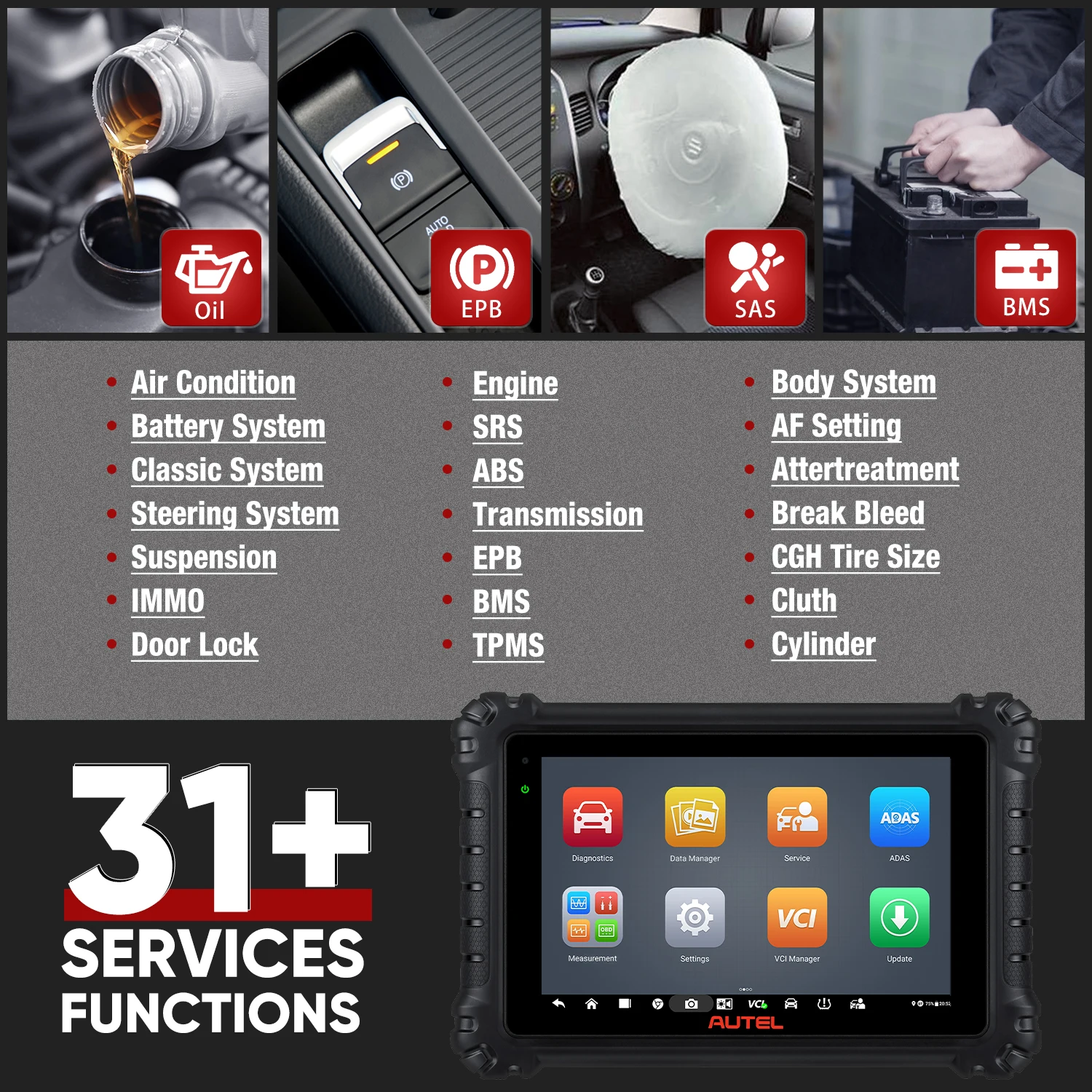 The Autel scanner MaxiCOM MK906 PRO is the upgrade version of MS906 PRO and MK906BT – Autel