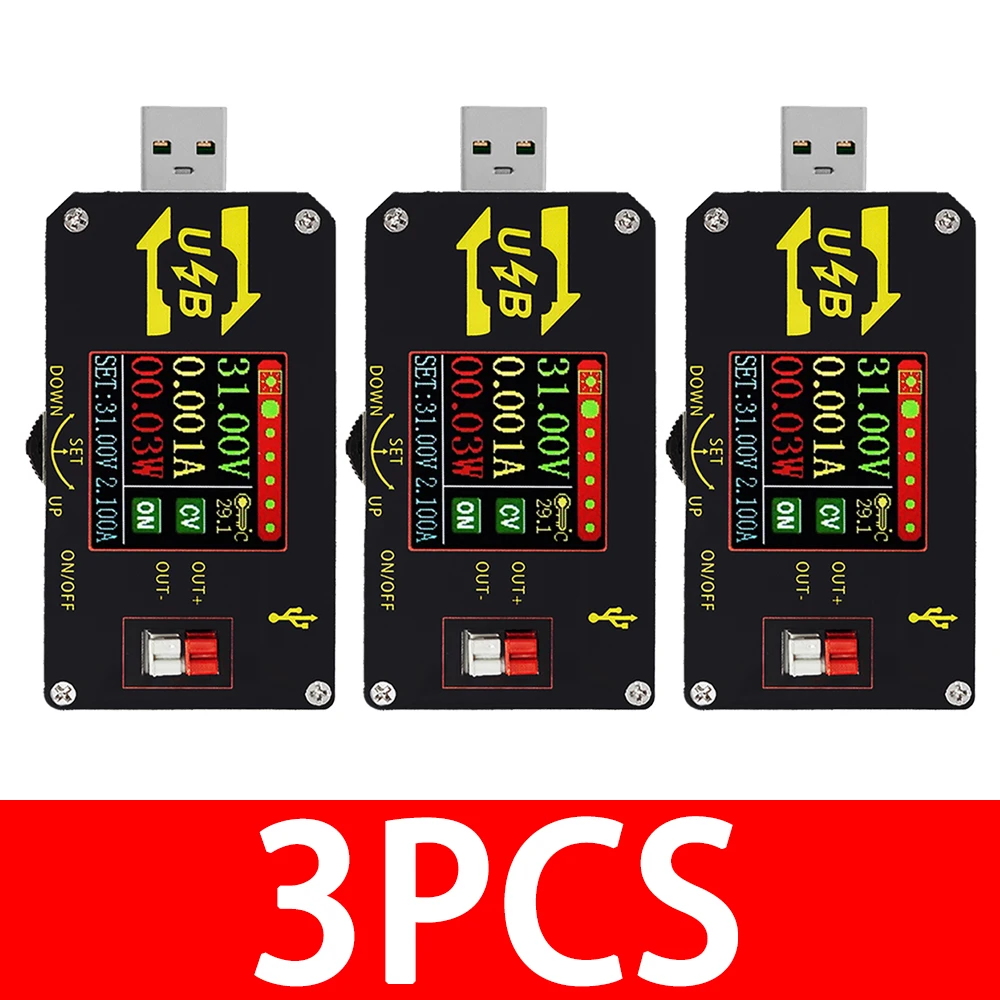 Universal Adjustable USB DC Converter Power Module - Digital Voltage Regulator 15W