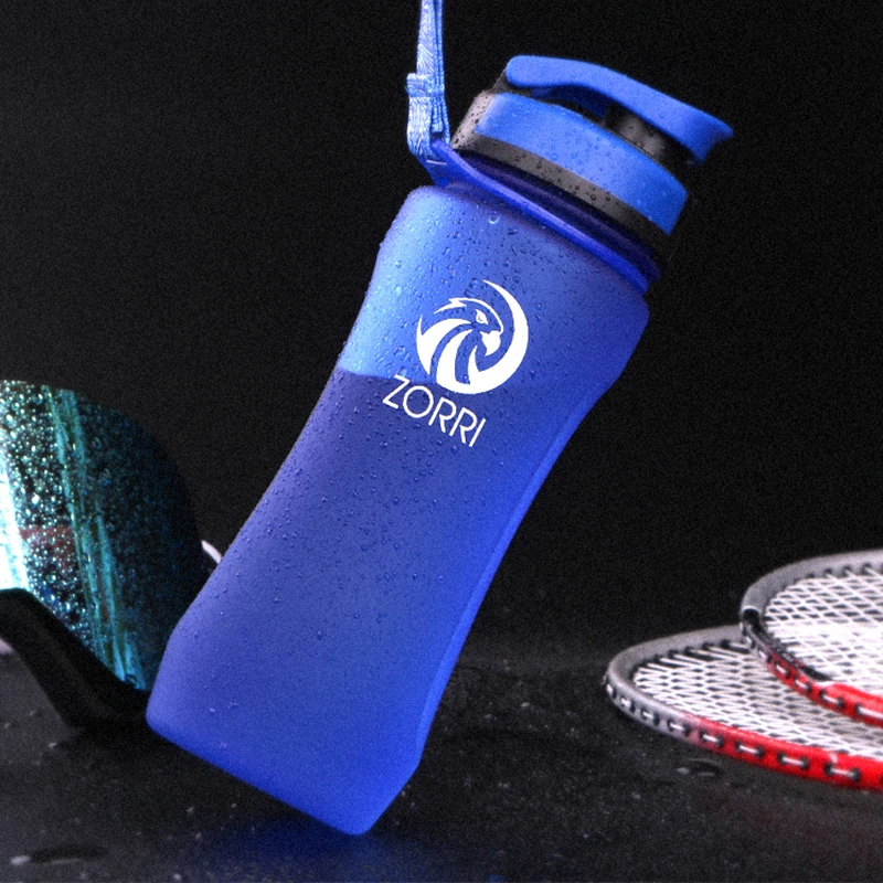 Portable Sports Water Bottle BPA Free Plastic Outdoor Travel Carrying Bottle Leakproof Drinkware