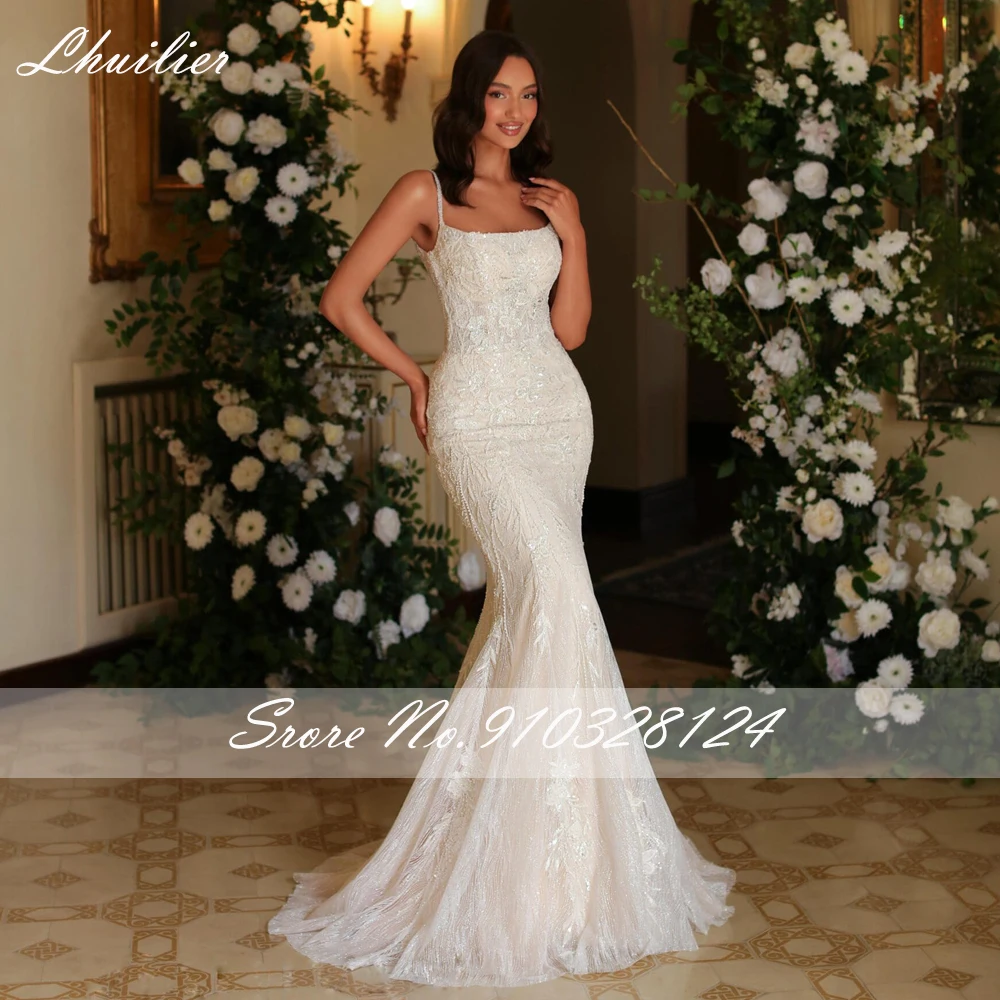 chinese dress ladies Xuzey Square Neck Mermaid Wedding Dress Long Satin Wedding Dresses Ivory at  Amazon Women's Clothing store main image 0