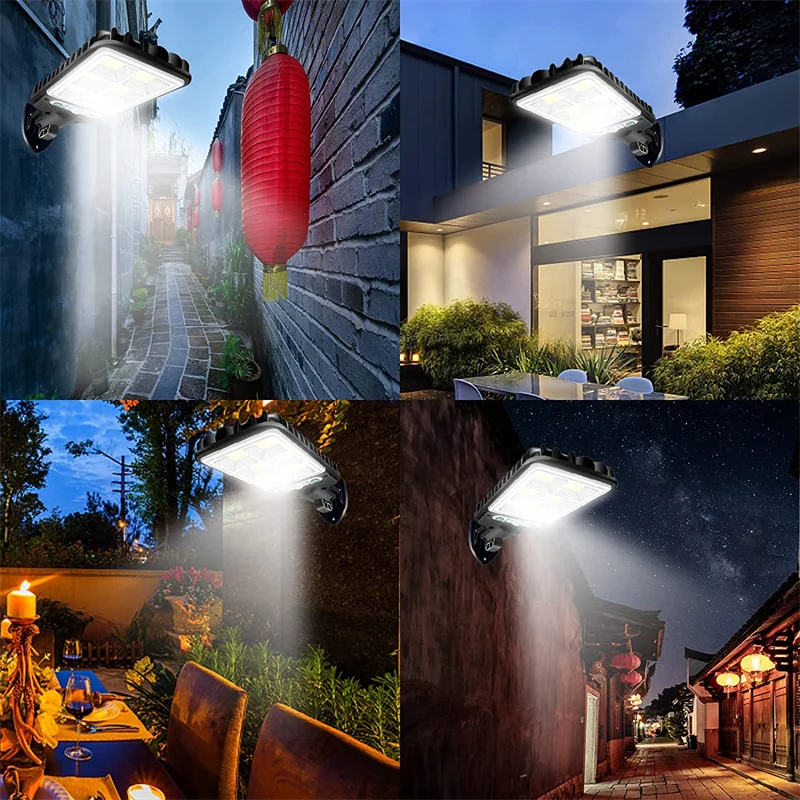 Outdoor Waterproof Motion Sensor Solar Wall Lights