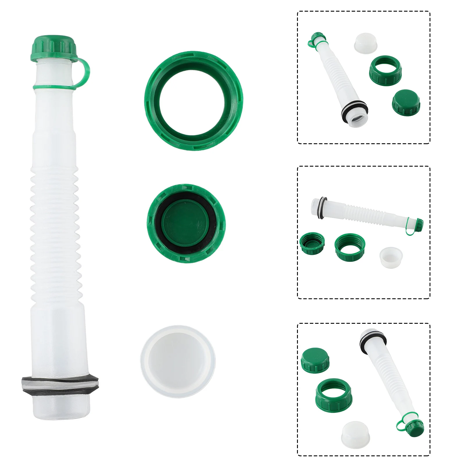 

Cap Kit Fuel Spout Set Only Suitable For 1L Fuel Mix Bottle Container Cap Easy To Install For Rubbermaid Fuel Gas Gott