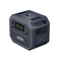 Station d'alimentation ABOK 2500W, générateur solaire AC, batterie LiFePO4 2160Wh, plus de 4000 cycles de charge, pour l'alimentation domestique, le camping, les situations d'urgence. 7