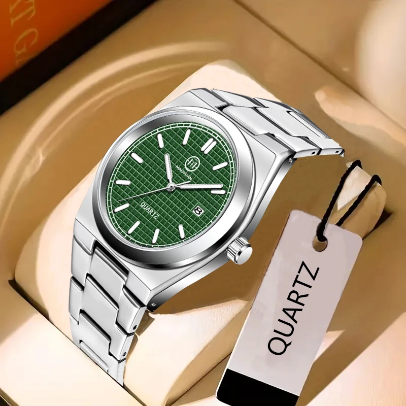 ساعة MAOYUAN رجالية فاخرة كوارتز – زرقاء مقاومة لل...