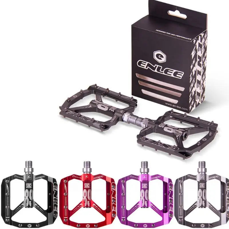 

1 пара MTB велосипедных дорожек, горных велосипедов, плоские педали из алюминиевого сплава, ультра ось, герметичные подшипники,