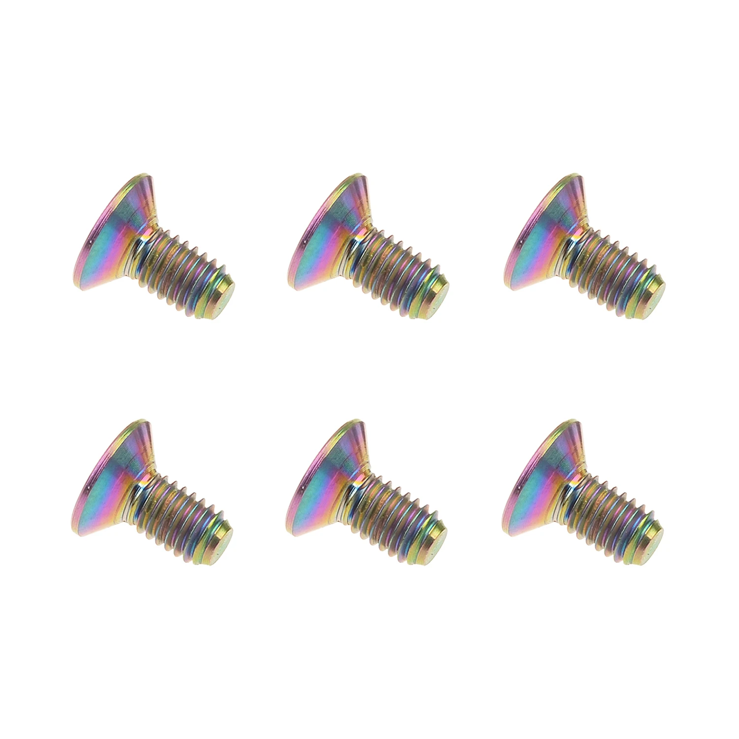 8 10 15mm parafusos de cabeça escareada para parafusos de bicicleta
