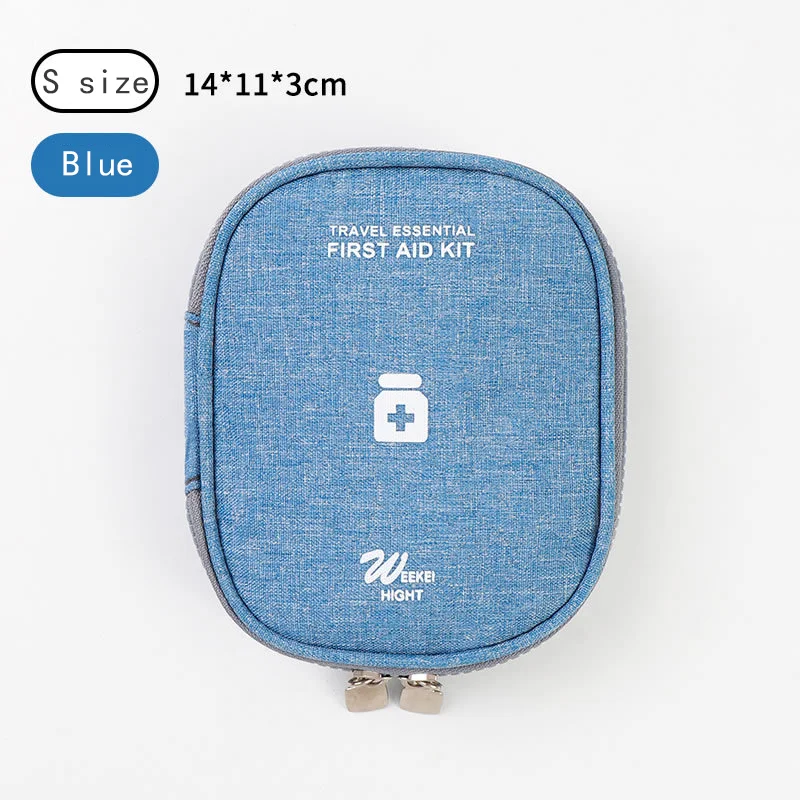Large Capacity Portable Medicine Organizer & First Aid Storage Bag for Home and Travel Emergencies