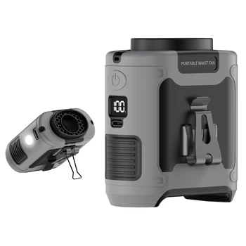 Socoolfan 20000mAh Ventilatore portatile da esterno Ventilatore da collo appeso Vento forte con Power Bank per corriere sportivo Lavoro all'aperto 1