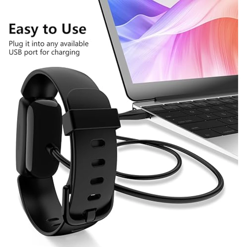 Fast USB Charger for Fitness Tracker – 3.3ft Replacement Charging Cable