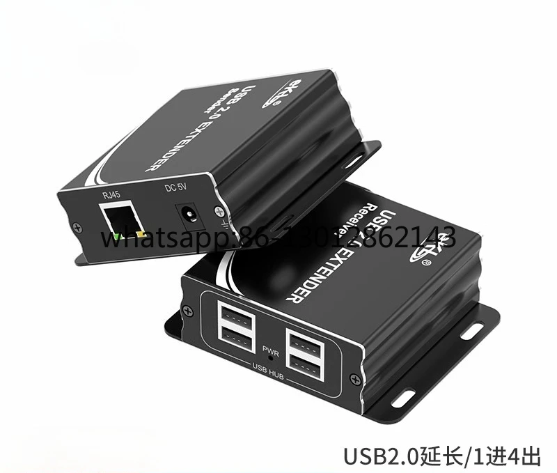 USB2.0 네트워크 케이블 RJ45 포트 1입력 4출력 마우스 키보드 모바일 하드디스크 U디스크 카메라 2.0usb 연장 케이블