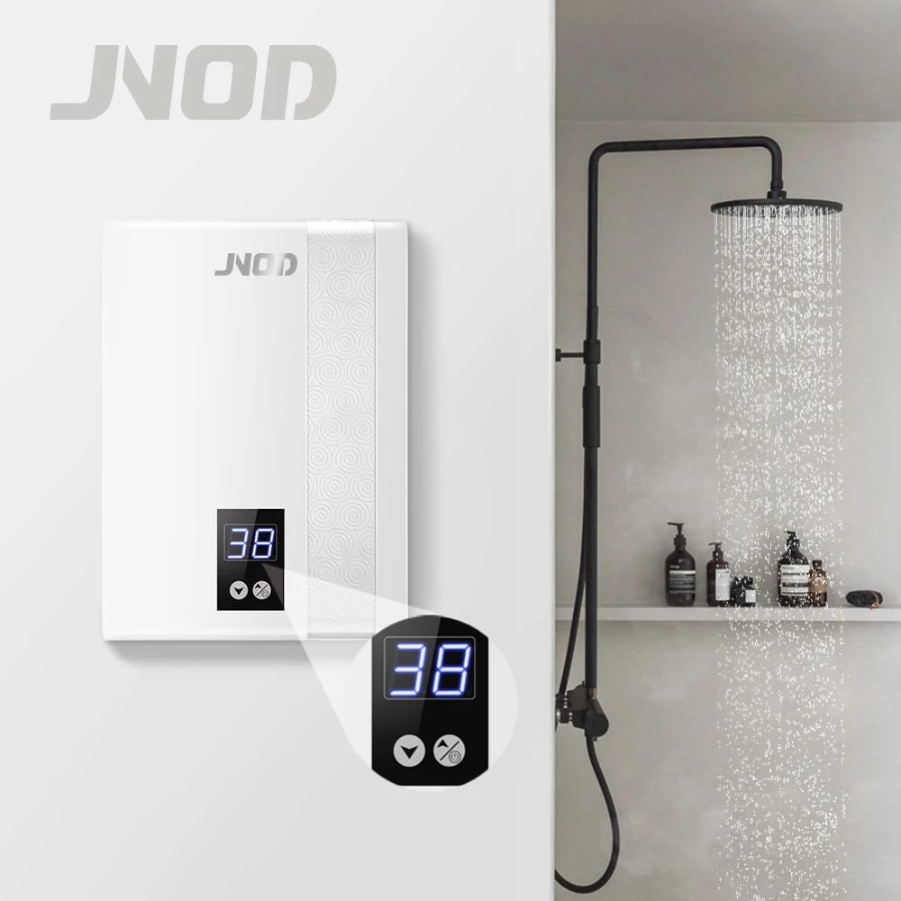 

5.5kW Bathroom Kitchen RV Tankless Shower Heater Instant Electric Bath Hot Water Heater Geyser