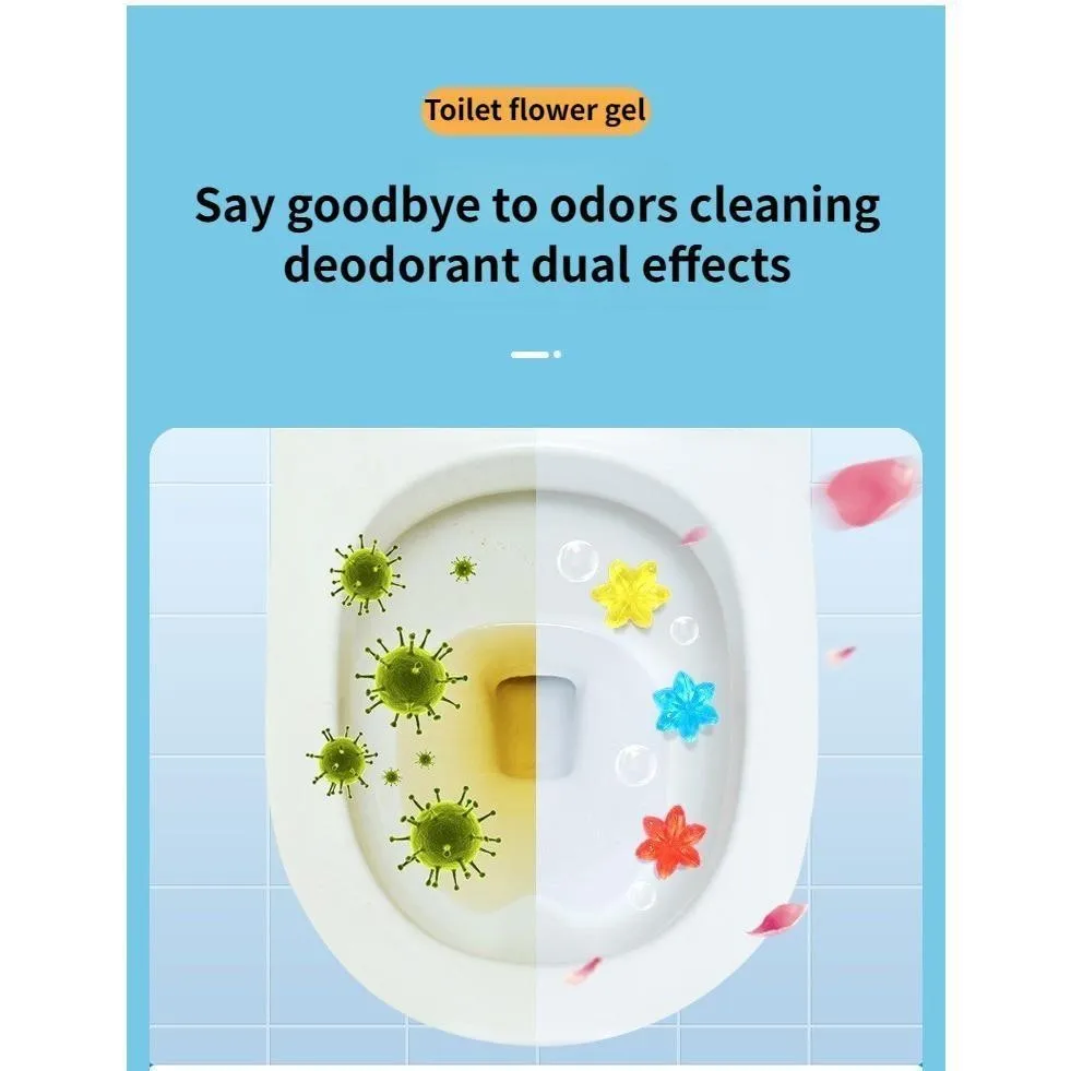 1PCS Toilet Cleaner and Cleaning Gel,Can Be Extruded 12 Times,Easy Use,Long-lasting Fragrance Retention,Suitable Toilet Cleaning