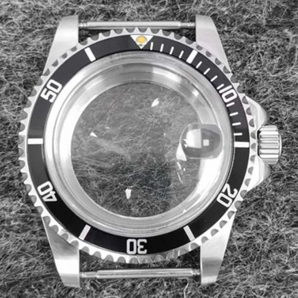 

39.5MM Stainless Steel Case Version Convex Mirror Domed Sapphire Glass Watch Case for NH35 NH36 Movement