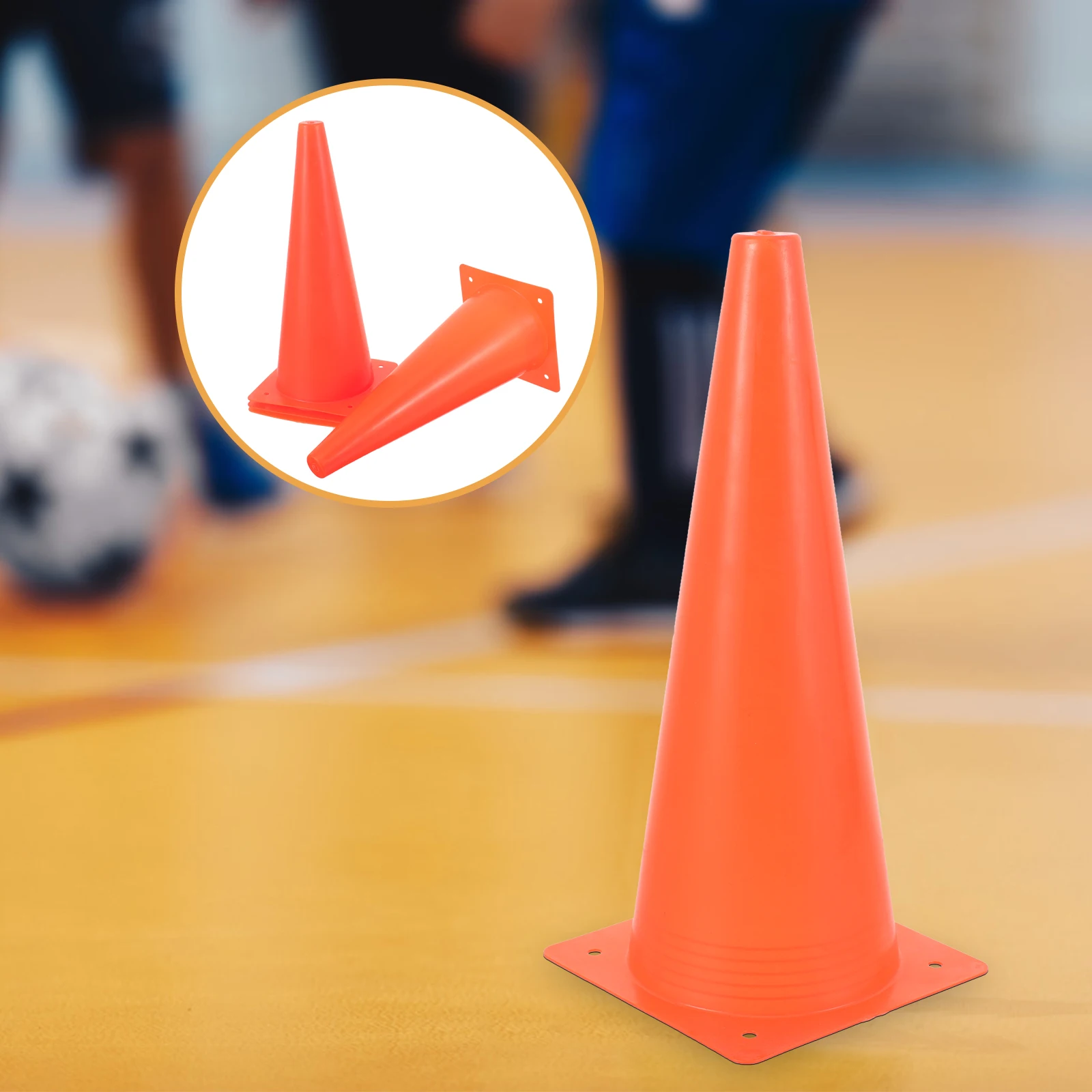 Portable Cones 4pcs Children's Football Training Professional Disc Footwork Agility Training Obstacle Sport Accessories