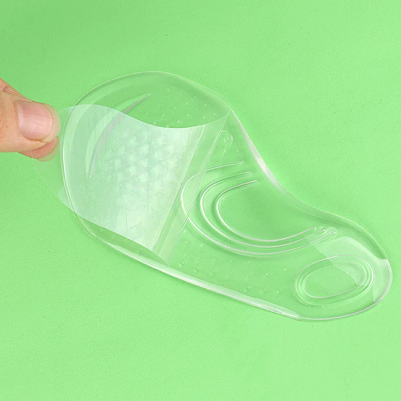 1 Pair Clear Adhesive Orthotic Insoles Inserts Arch Support Insoles Flat Foot Men & Women