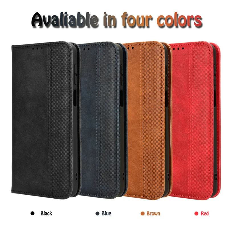 

Pertain to Motorola Moto G54 5G luxury magnetic retro wallet leather case for Moto G54 Power Magnetic Phone case