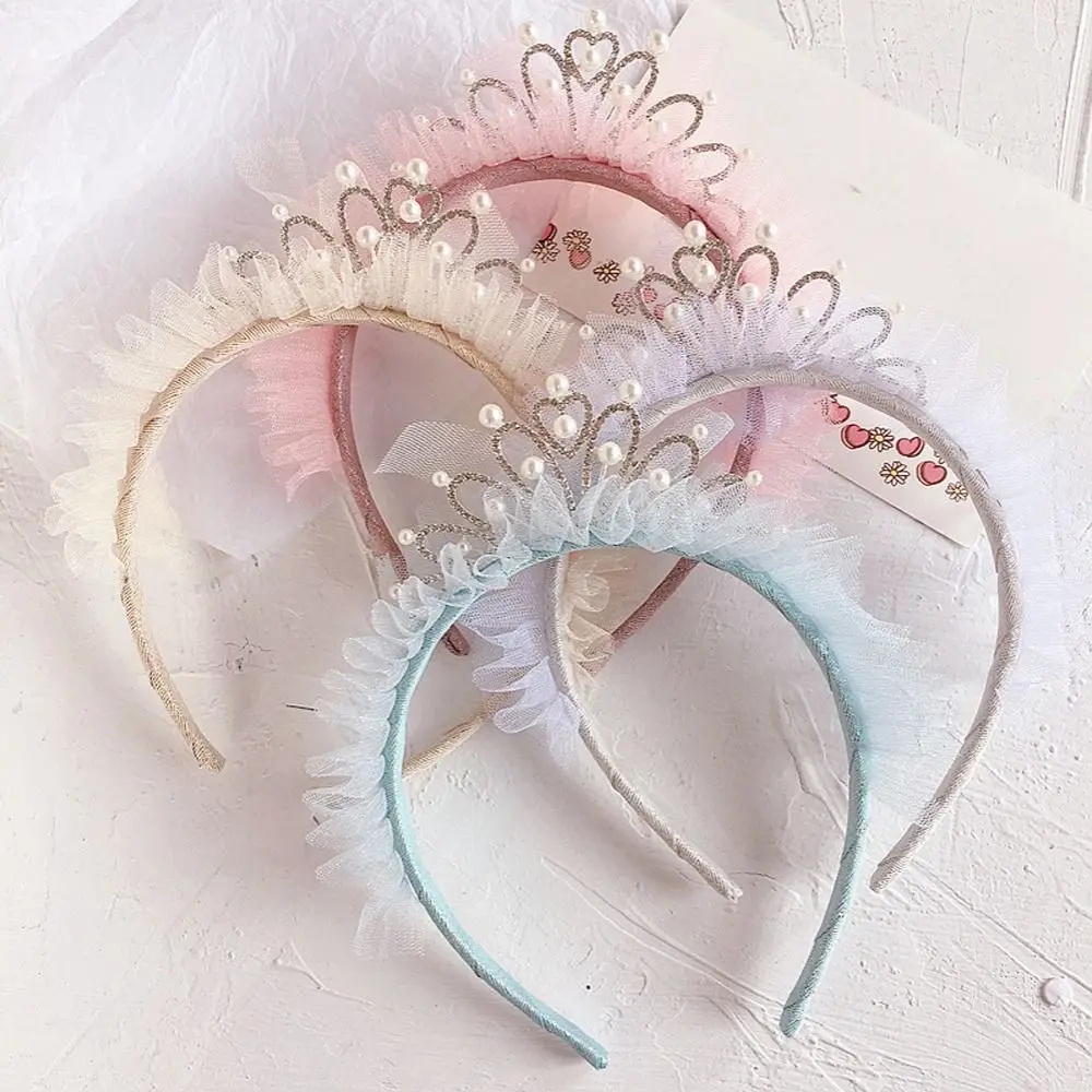 

Gifts Elegant Headband Children Girl Rhinestone Hair Accessories Princess Hair Band Korean Style Hairpin Crown Hair Hoop