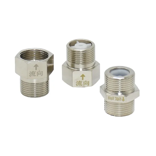 1/2 3/4 "Szál Wc-Becsapó Szelep Csatlakozó Egyirányú Szerelvények A Konyhai Fürdőszoba Vízmelegítő Wc-Szerelvényekhez - Image 5