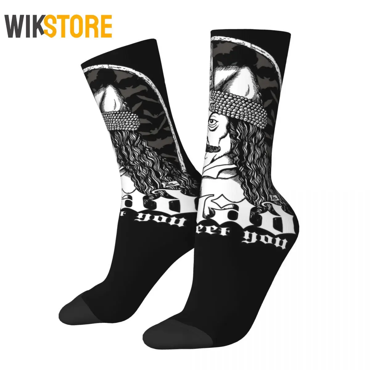 

Winter Cool Men's Women's Vlad To Meet You Vlad Dracula Socks Non-slip Basketball Socks Breathable Sock