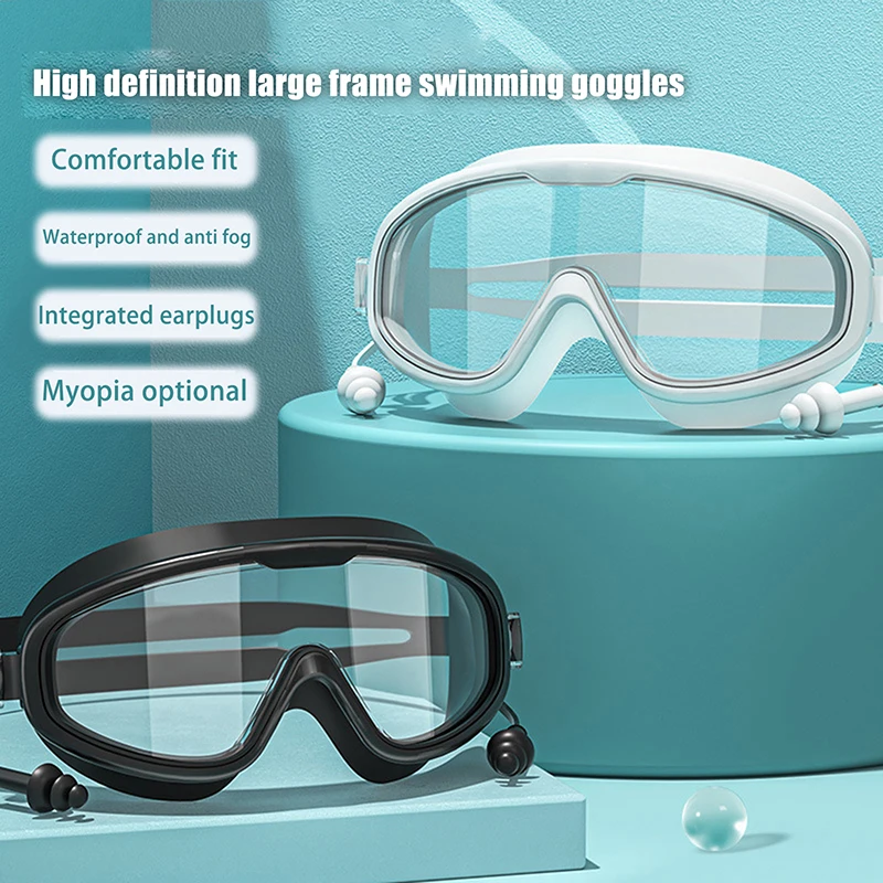 Swimming Goggles Adult Professional Pool Goggles Waterproof Swim Glasses Anti Fog UV Protection Swim for Men Women Youth