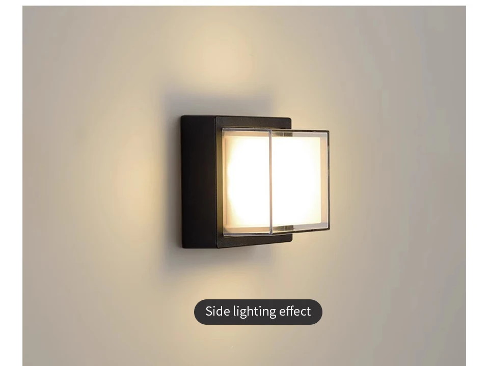 Description Picture 6 of itemLED Wall Lamp PIR Motion Sensor 6W 12W AC110V 220V Outdoor Waterproof IP66 Modern Garden LIghting Indoor Living Room decoration
