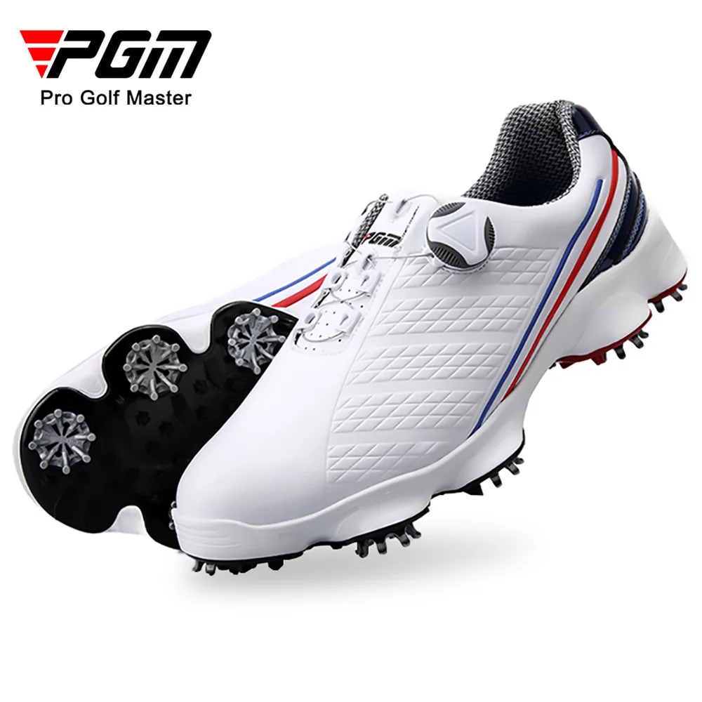 

PGM shoes Golf men's shoes wide sole rotating LACES waterproof breathable manufacturers directly supplied