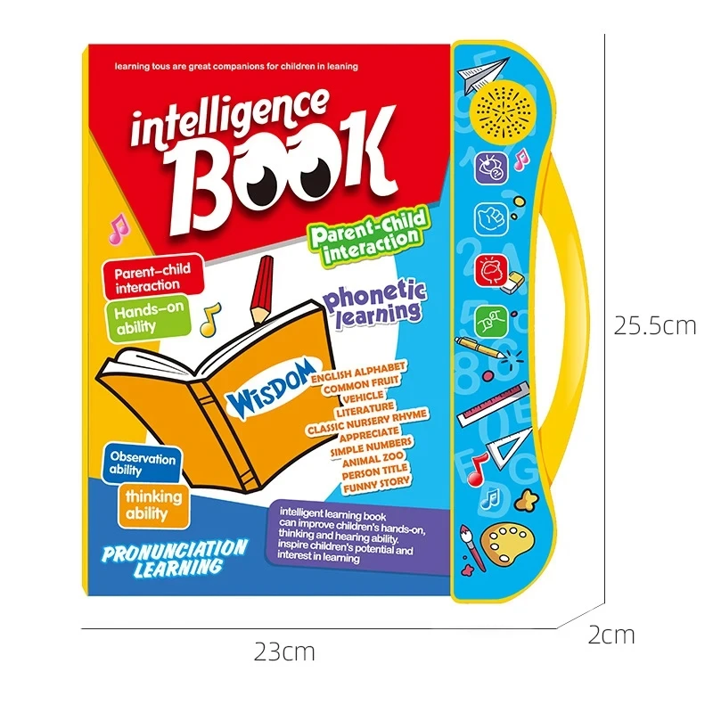 New English Point Reading Toy Children's Early Educational Toys Montessori Smart Multi Ebook For Toddlers Learning English Gifts 6