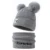 TYRY.HU 2Pcs Baby Winter Hats Scarf  Baby Beanies Cap hat male knitted plush Cap For Girls Boys Kids Winter Warm Hat Scarf Set 18