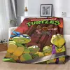 N-Ninja Turtles Printed Blanket Picnic Blankets Warm Blanket Soft and Comfortable Blanket Home Travel Birthday Gift 3