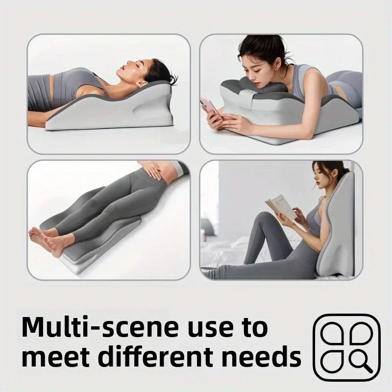 Multifunctional pillow for playing with mobile phone lying in bed and reading with backrest and neck support