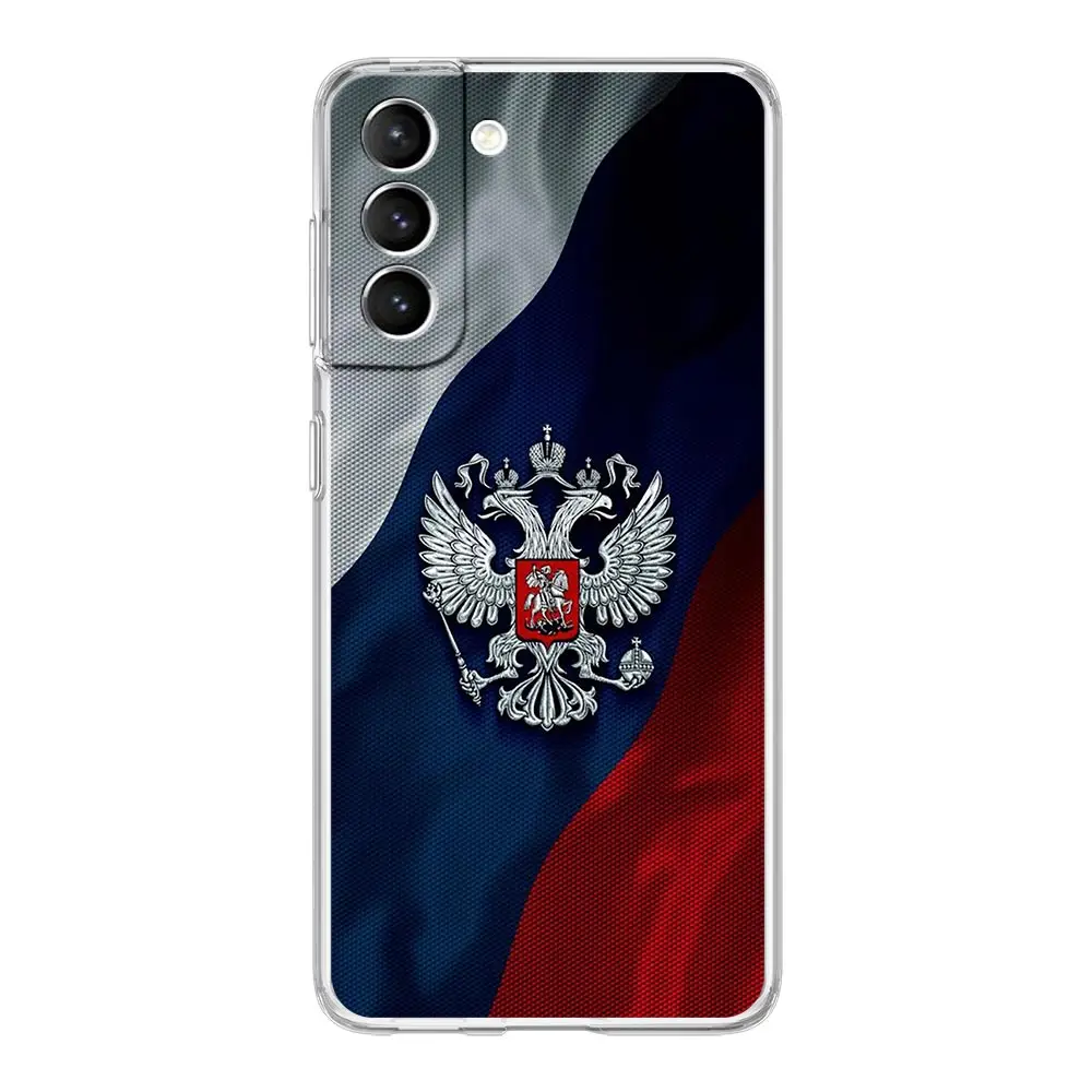 Soft Clear Phone Case with International Flag Design