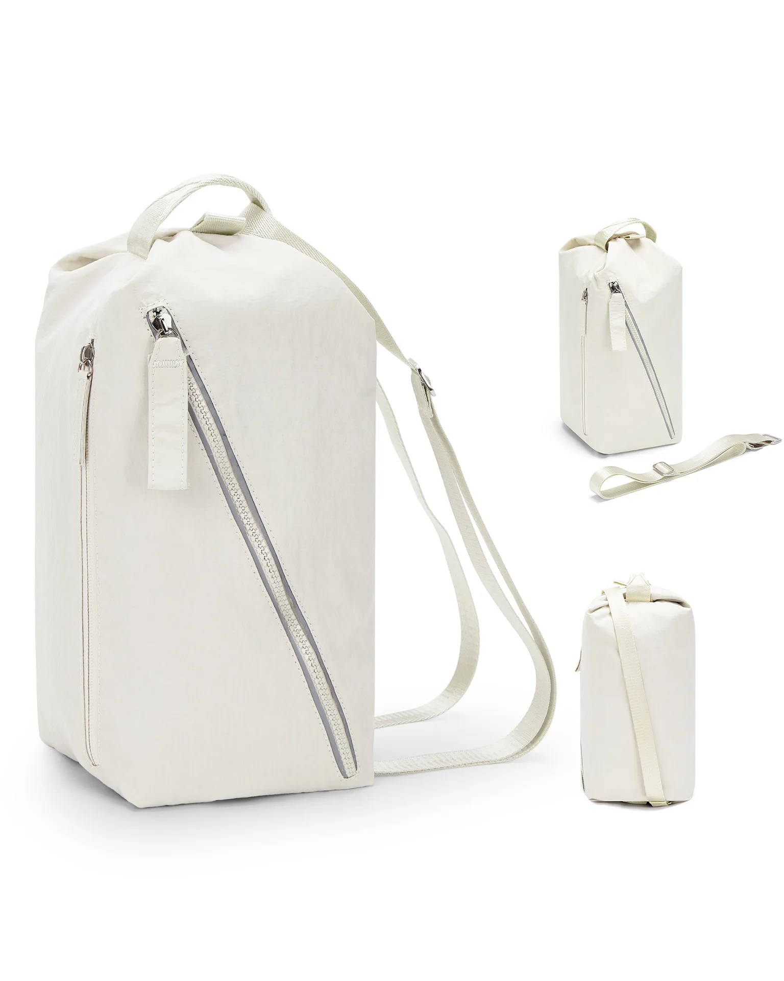 Women's Crossbody Backpack Functional Shoulder Bag Sports Yoga Fitness Handbag Casual Crossbody Chest Bag