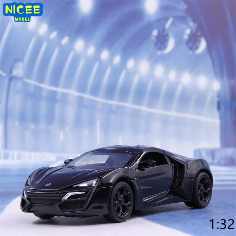 

1:32 Lykan Hypersport супер автомобиль имитация литая металлическая модель автомобиля из сплава со звуком фотография коллекция детских игрушек подарки A222