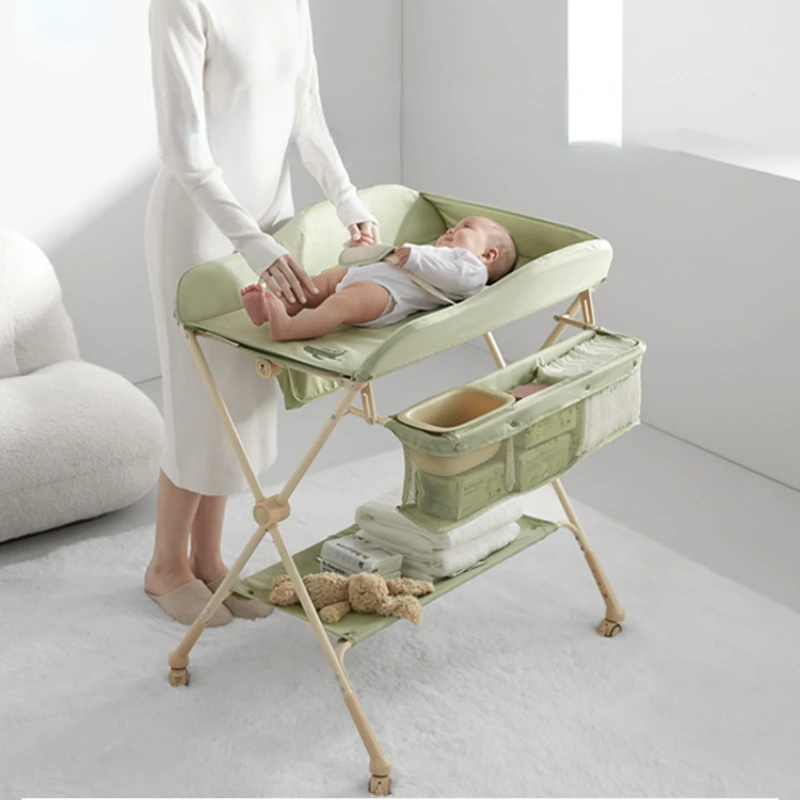 Removable Diaper Table Multi-gear Adjustable Baby Care Table Multi-functional Bath Change Diaper Folding Changing Tables