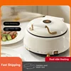 220V Electric Crepe Maker with Dual-side Heating for Home Cooking and Hot Pot Frying Pan Multi Cooker Electric Baking Pan 1