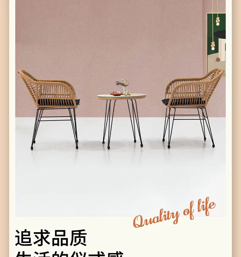 Lawn Chairs Portable Folding Stool Outdoor Terrace Long Garden Chair Plastic Set Patio Living Room Armchairs Rocking Furniture
