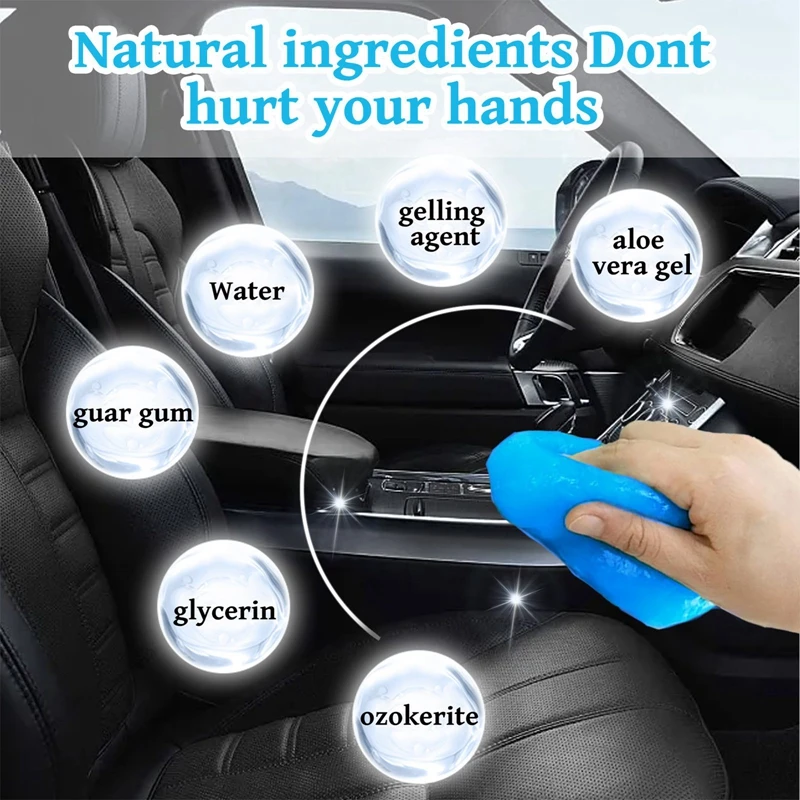 Car Vent Cleaner Auto Cleaning Gel No Sticky Hands Aloe Gel Car Detailing  Putty Smells Great Light Fragrance Reusable Auto Dust - AliExpress