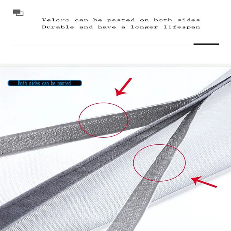 Mosquito Net Summer Multiple Sizes Adhesive 2cm Tape Window Screen Curtain