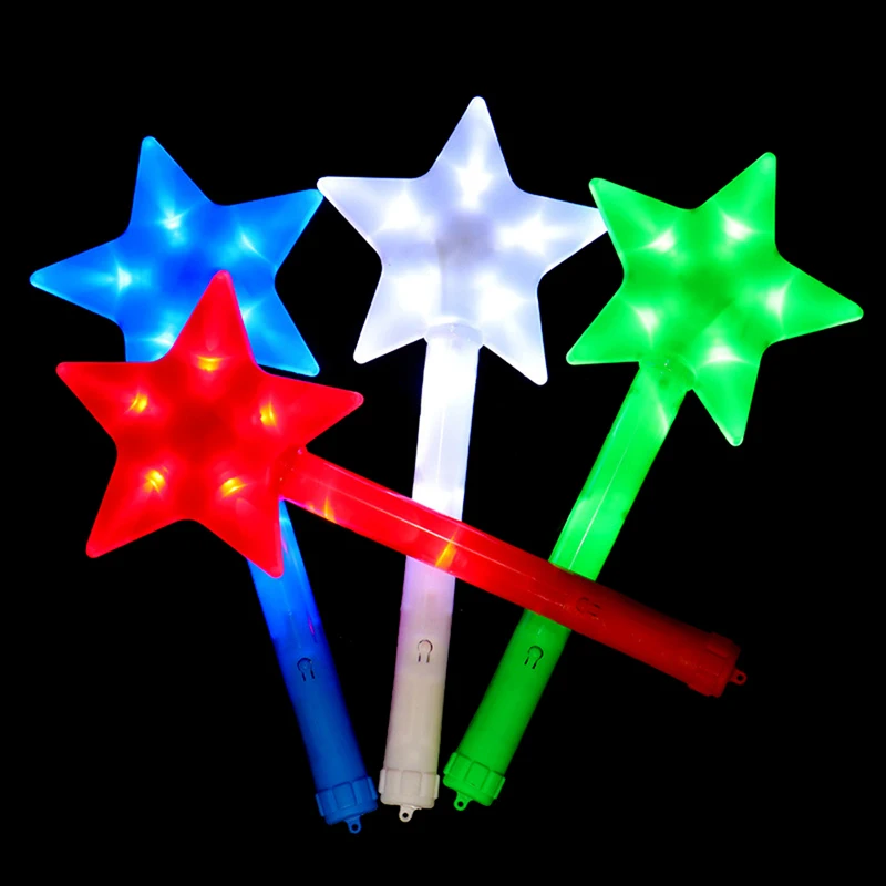 

Star Glow Sticks Adults Kids Light Up Toys Children Girls Princess Fairy Wand Birthday Party Supplies Flashing Props