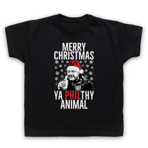 

Футболка EASTENDERS с Филом Митчеллом с надписью "MERRY CHRISTMAS"