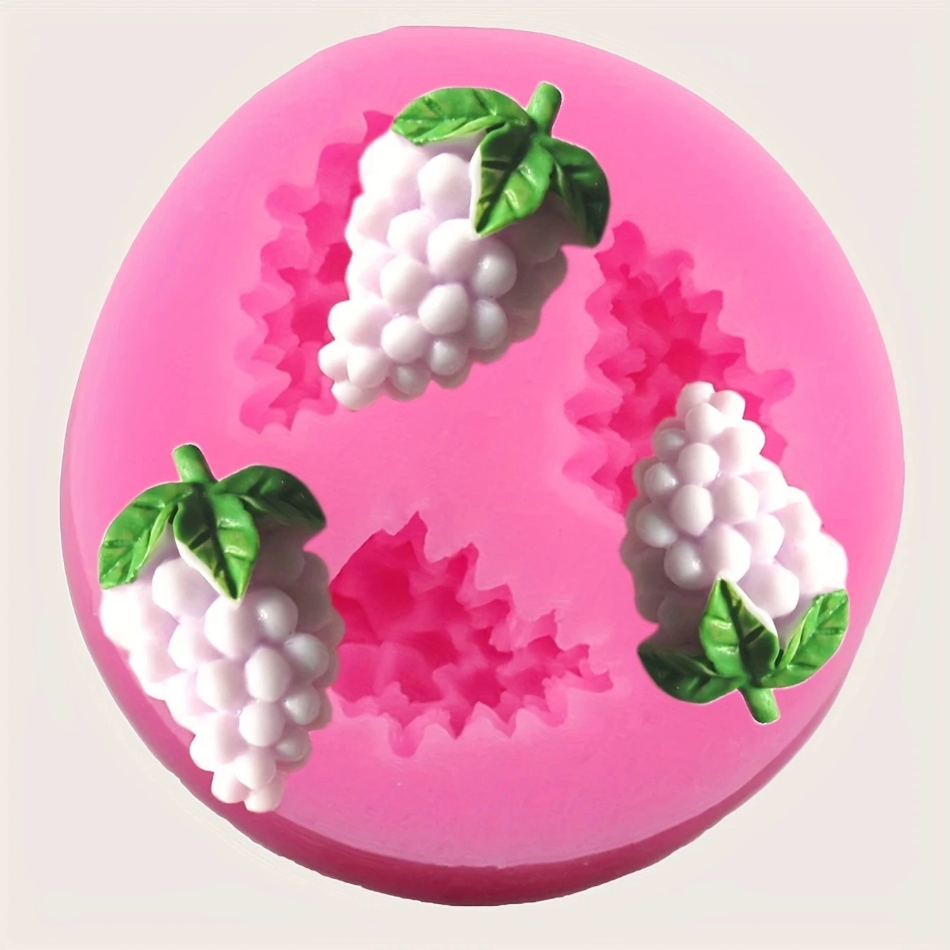 Grapes Shape Mold, 3D Silicone, For DIY Baking Tools