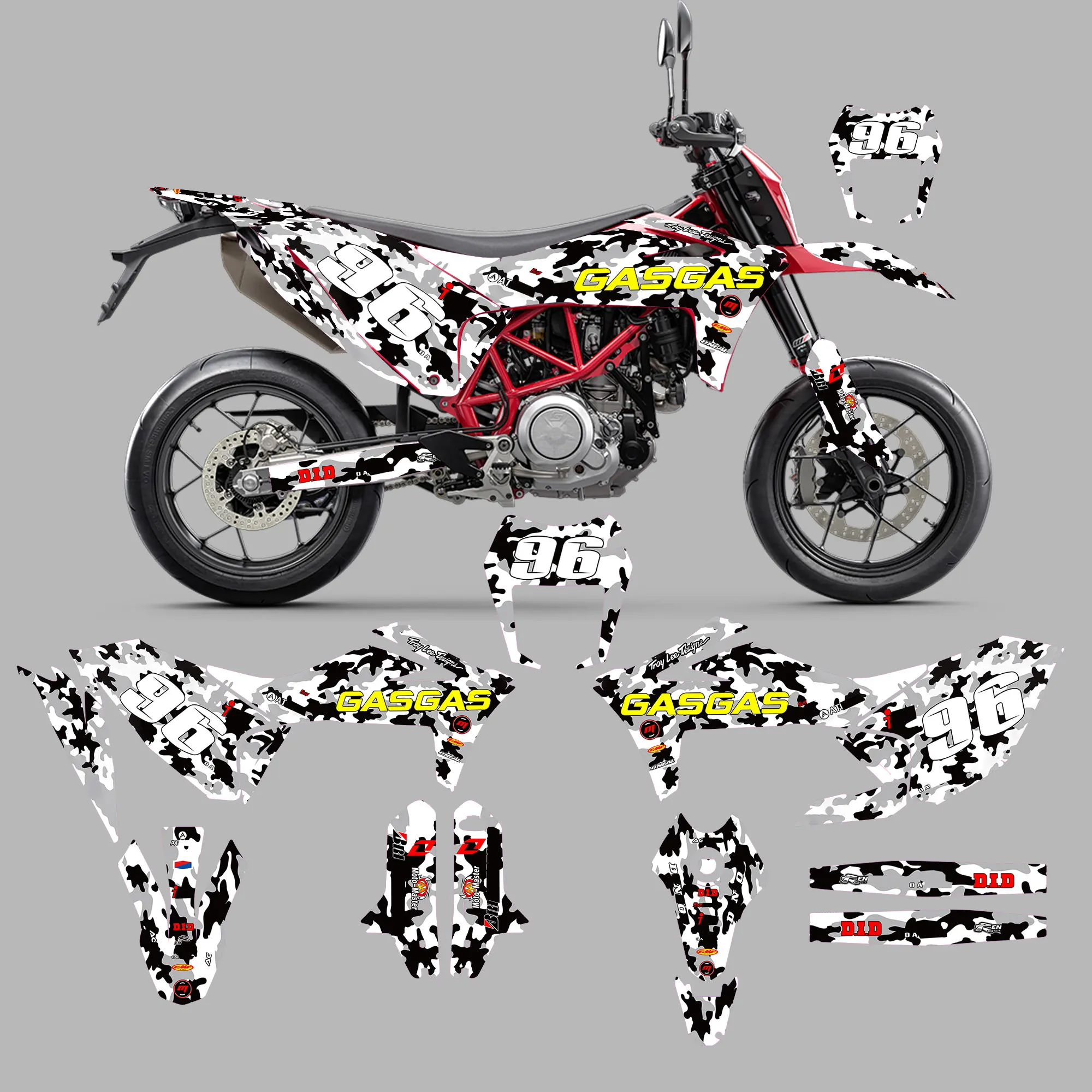 

Graphic Kit for 2022-2024 SM 700CC 2022 2023 2024 Motocross Decals Sticker
