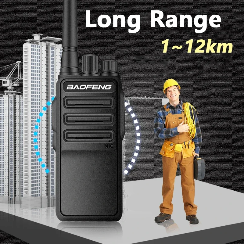 BaoFeng BF-1904 Walkie Talkie High Power Type-C Charging UHF 400-470MHz Portable Powerful Penetrating Radios FM Radio Long Range 3