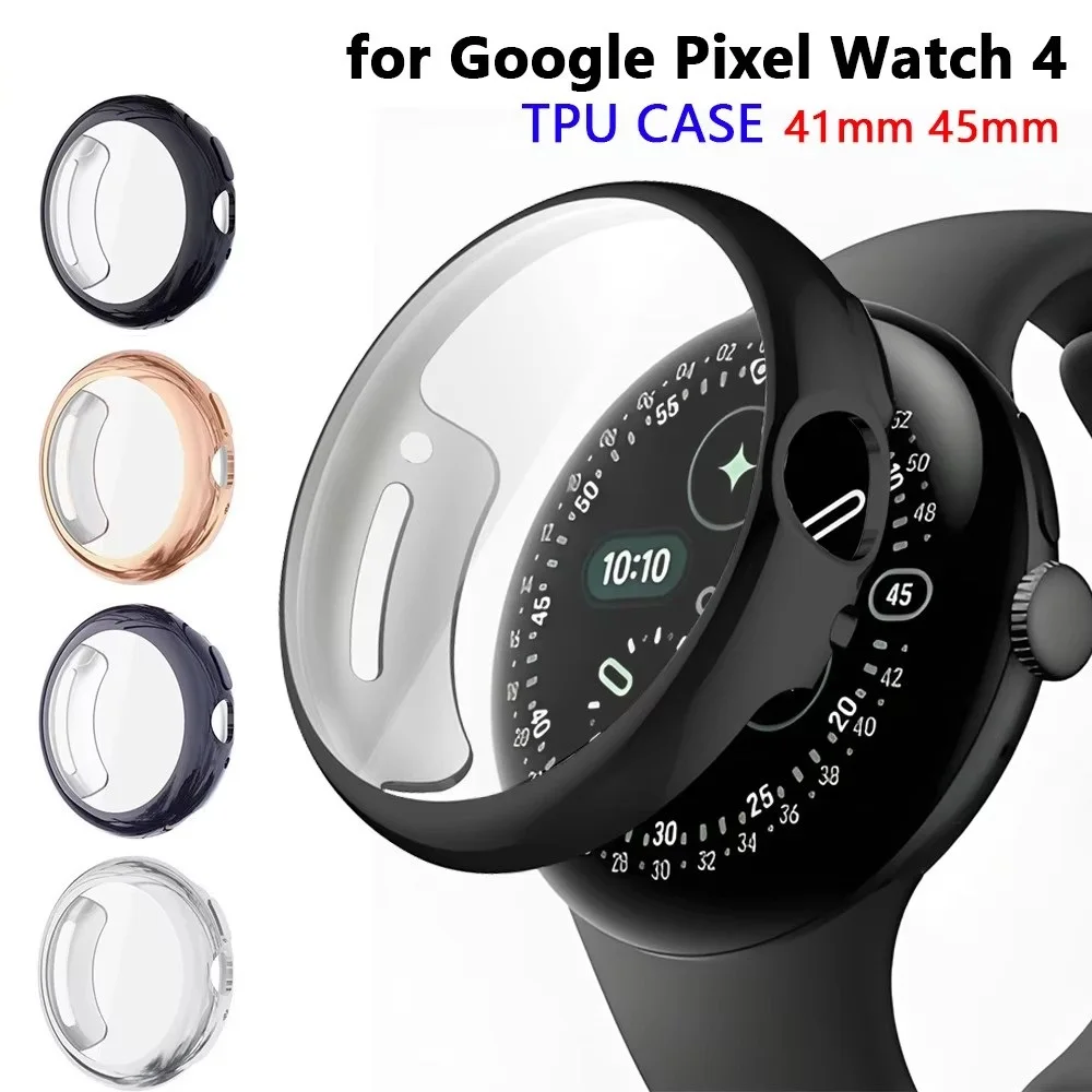 TPU Screen Protector Case -  Anti-Scratch Protective Cover for Pixel Watch Accessories