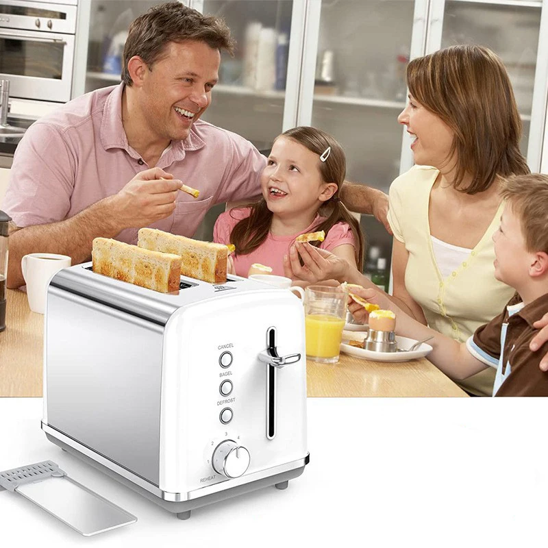 Bread Toaster bread maker machine Toasters Cooking Appliance Home Kitchen 6 Operating Modes 2 Slices Mini Auto Breakfast Toaster