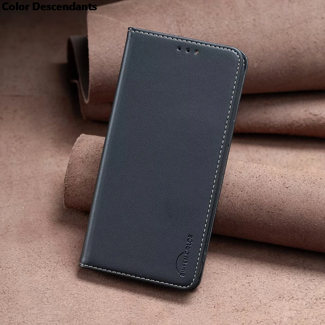 Wallet Slot Magnetic Flip Leather Case - Premium Protective Cover with Card Holder
