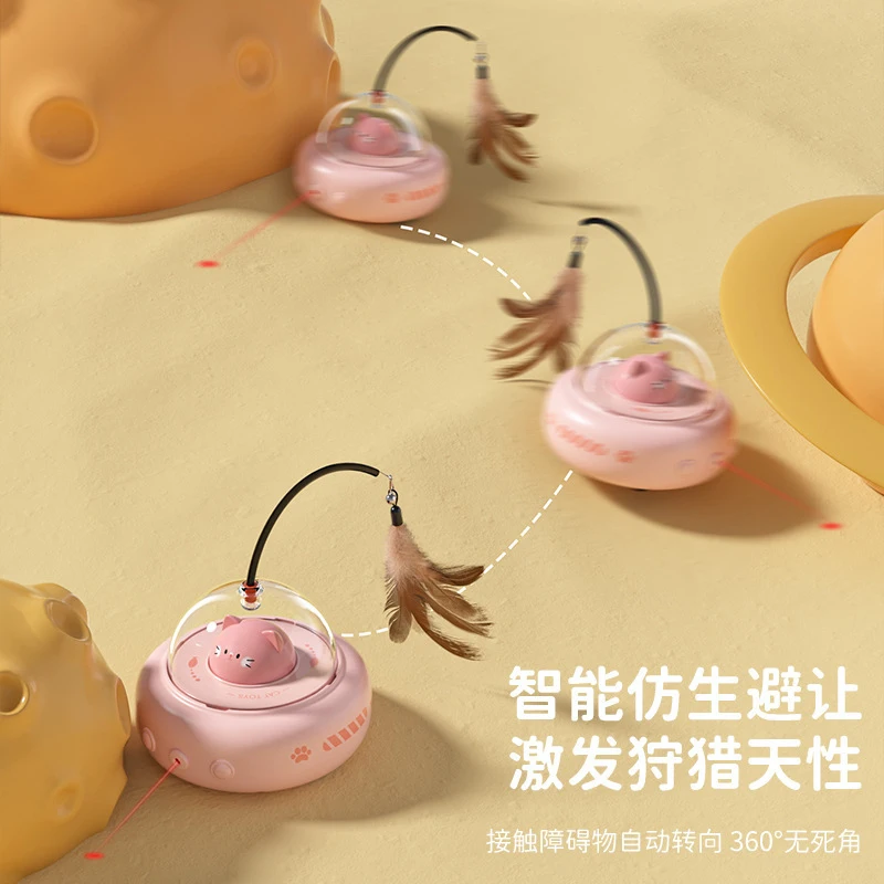고양이 티저 막대, 셀프 엔터테인먼트 고양이 장난감, 전동 애완동물 자동차, 자동 고양이 티저, 스마트 고양이 장난감, 고양이 용품